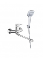 Смеситель ванна MELODIA Samba картридж д.35мм длинный излив 350мм с акс. MDV30841