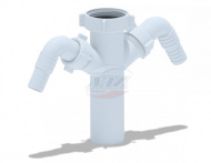 Отвод АНИ для стиральной и посудомоечной машины 1.1/2 х 40 M145