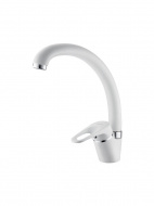 Смеситель для кухни Ledemeбелый матовый L5913H