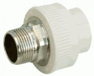 Муфта PPRC комб. под ключ 63х2" нар Кросс