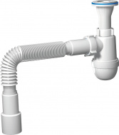 Сифон АНИ 1.1/4 40 литой выпуск с гофрой 40/50 C2015