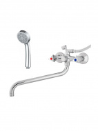 Смеситель ванна MELODIA Dinatro Rus длинный излив люкс керамика MDV40141R