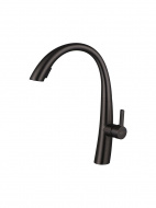 Смеситель кухня MELODIA Perfetto из нерж.стали с вытяжн. изливом картридж д.35мм оруж.ст. MDV30207gn