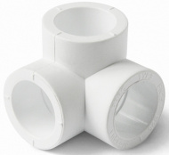 Тройник PPRC 25 Pro Aqua двухплоск.