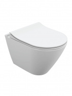 Унитаз подвесной безободковый CITY SMART CLEAN ON DPL EO SLIM LP микролифт Cersanit