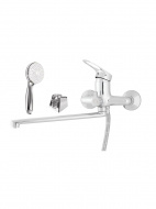 Смеситель ванна MELODIA Classica картридж д.40мм излив 350мм MDV40741 с акс. лейка 1ф.100мм круглая