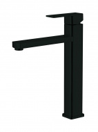 Смеситель умывальник LEDEME картридж д.35мм. высокий с гайкой черный L1133B