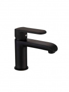 Смеситель умывальник MELODIA Heavy Metal картридж 35мм низкий черный MDV35620bk