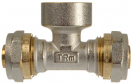 Тройник 20х3/4х20 цанга-гайка-цанга ТRm 01449