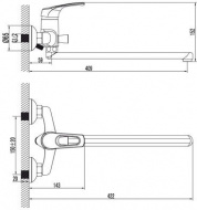 Смеситель Lemark Point LM0304C для кухни