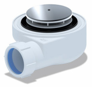 Сифон для душевого поддона АНИ 1 1/2 50 h 55 хром E450C