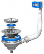 Перелив АНИ 3.1/2 90 мм для мойки N305