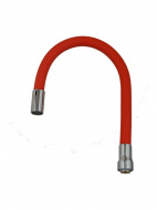 Излив гибкий LUXE красный 49см MELODIA MKP20917